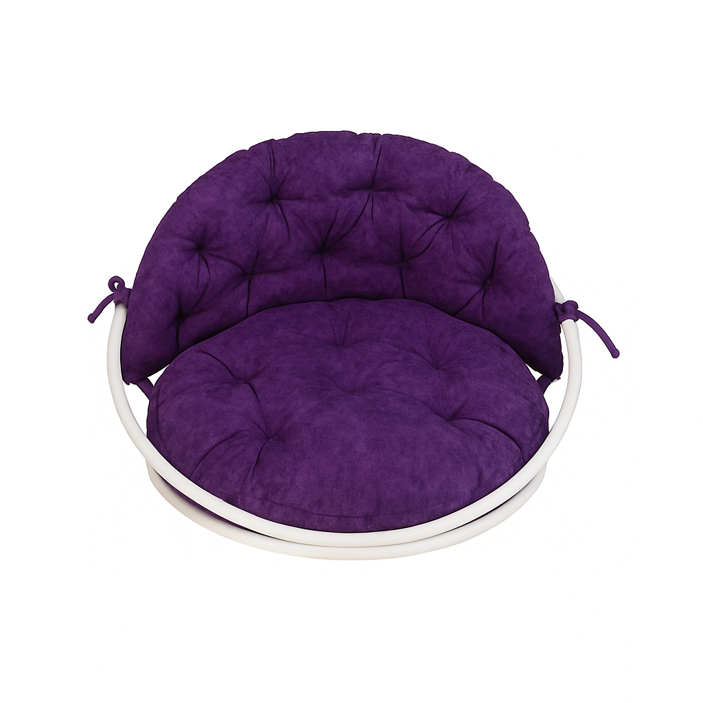 MAKROME SALINCAK MİNDERİ 110 cm - MOR