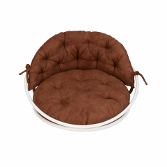 MAKROME SALINCAK MİNDERİ 90 cm - KAHVERENGİ
