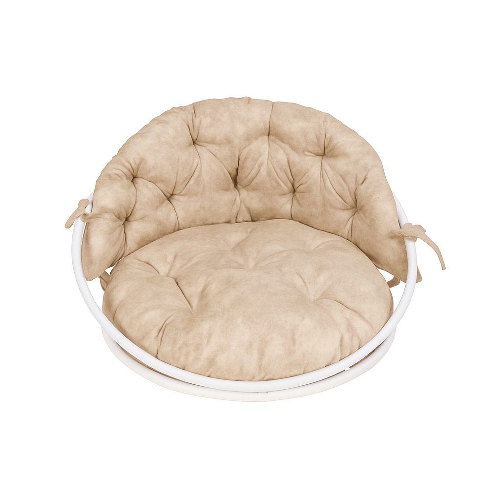 MAKROME SALINCAK MİNDERİ 80 cm - BEJ