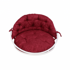 MAKROME SALINCAK MİNDERİ 120 cm - BORDO
