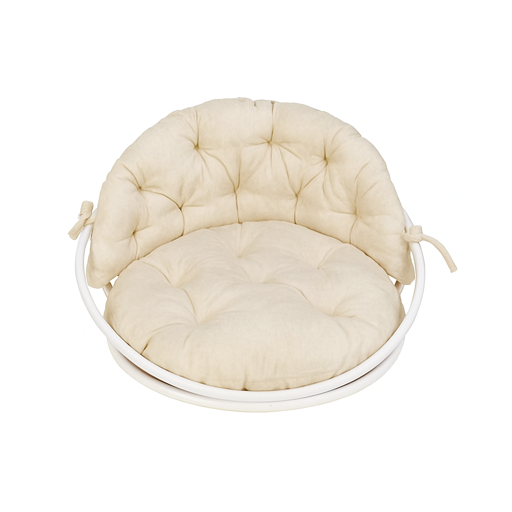 MAKROME SALINCAK MİNDERİ 110 cm - KREM